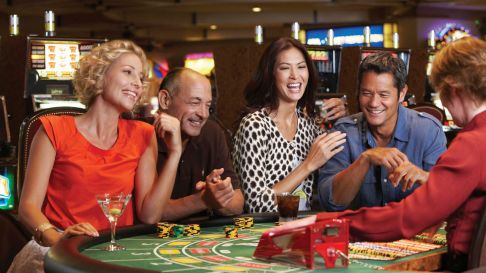people gambling