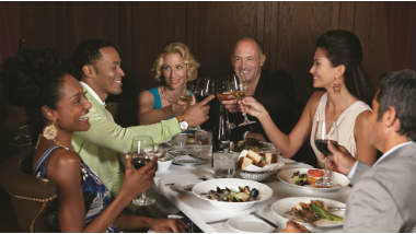 Dining at L’Auberge Lake Charles